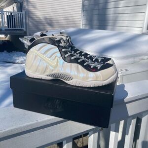 Nike Air Foamposite Pro White Black University Red